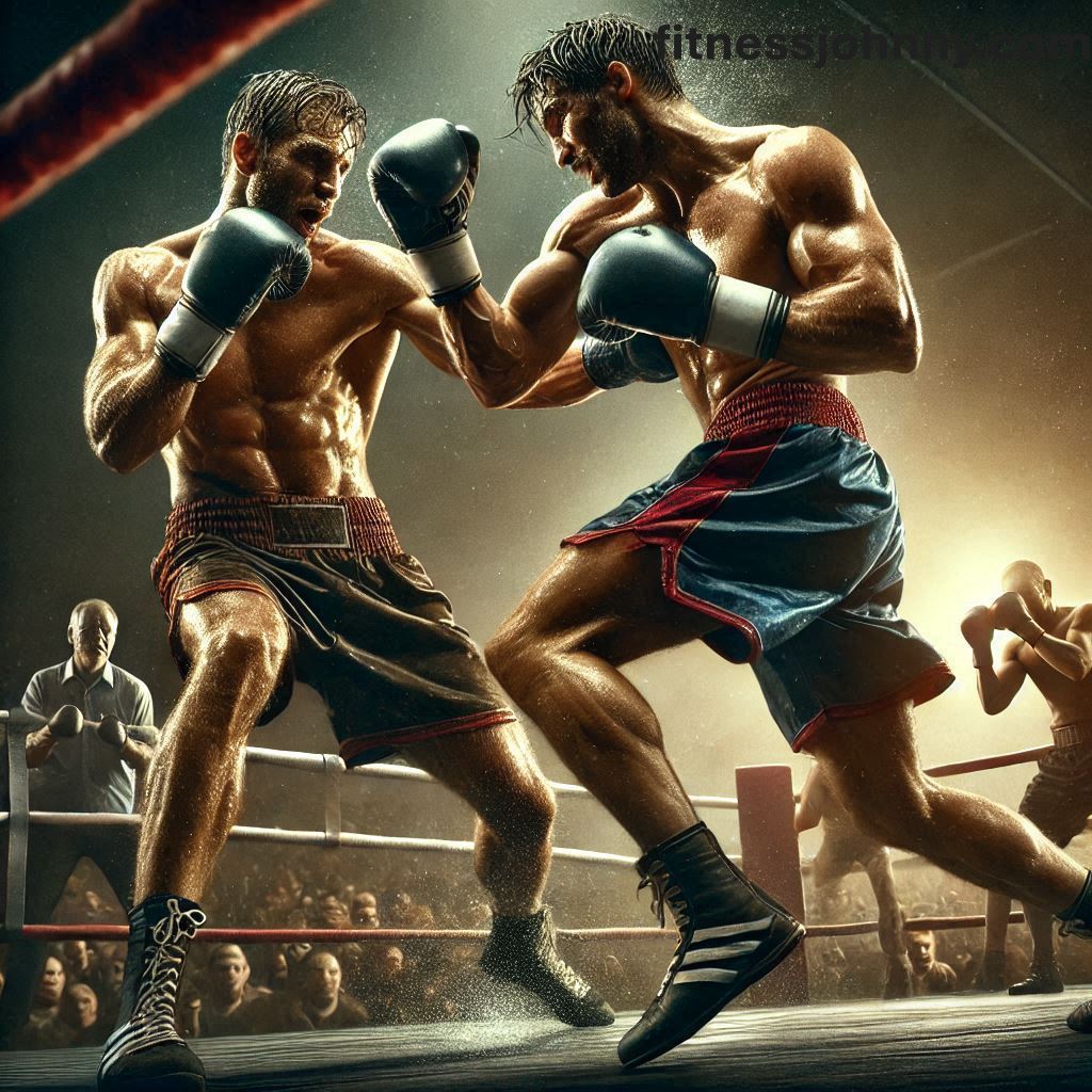 encuentro de boxeo
