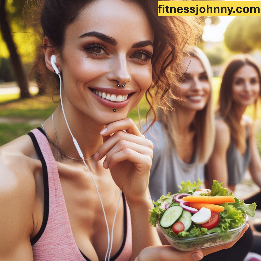 grupo de chicas haciendo dieta dash