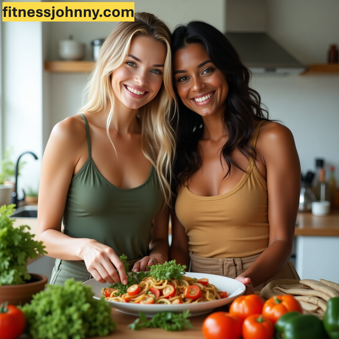 pareja lesbiana haciendo dieta lowcarb