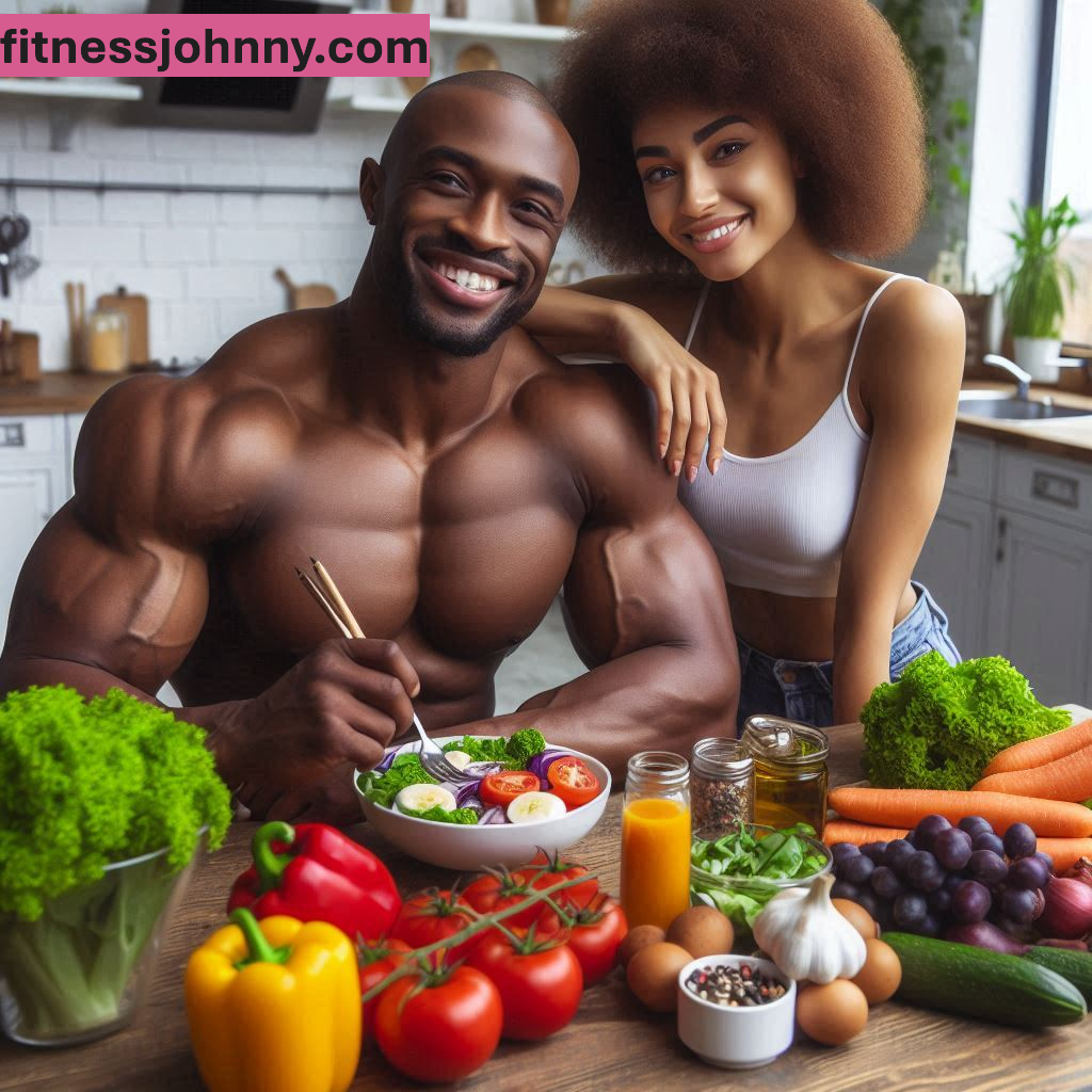 pareja haciendo dieta vegana